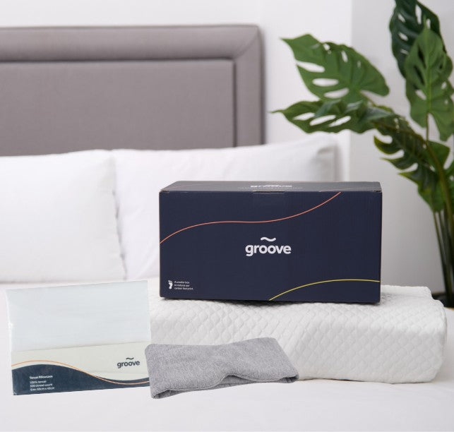 The Groove Original Pillow, Pillowcase and Mask Bundle